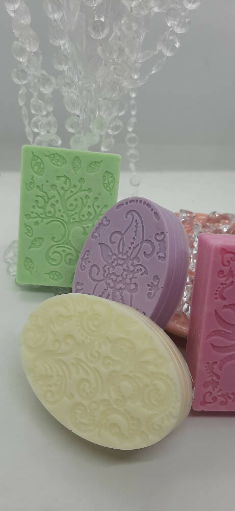 Oatmeal & Shea Butter Soap - Mandarin Flower (Purple)