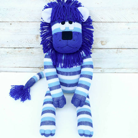 Lennox the Sock Lion - READY TO SHIP soft toy