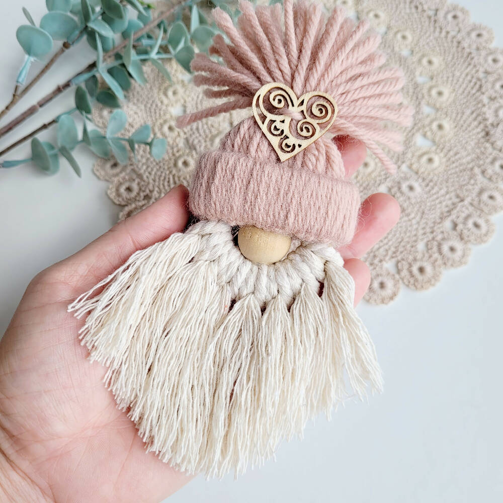 Macrame Gnome Decoration