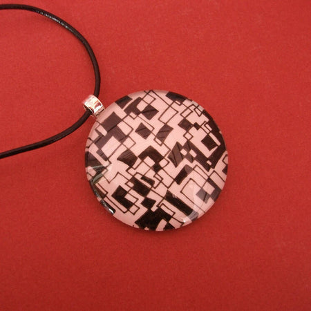 Millicent - painted pendant