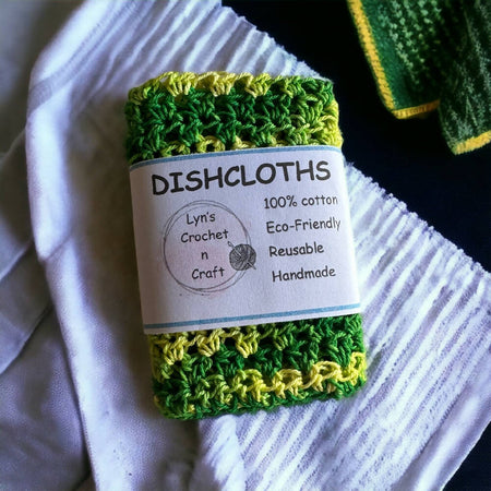 Crochet Dishcloths / Cleaning cloths - Eco Friendly Cotton