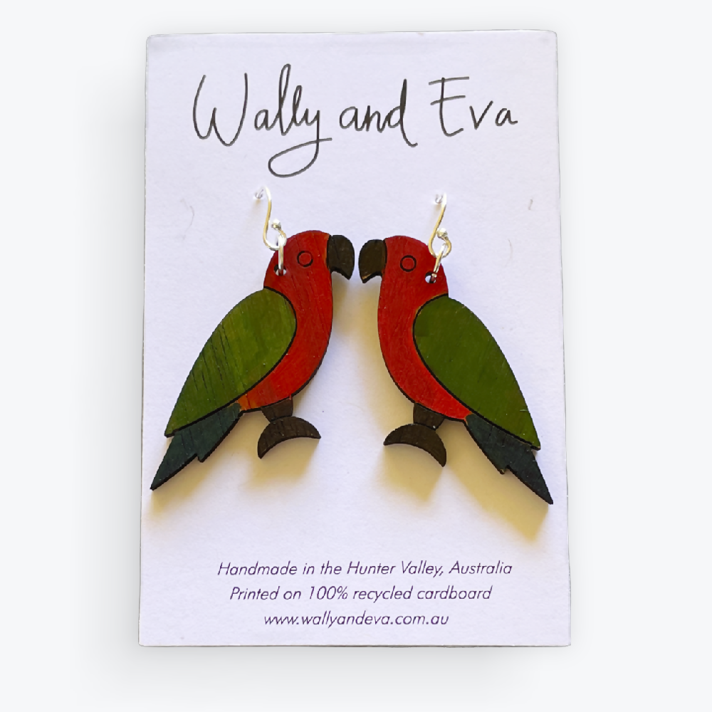 Australian_Handmade_Earrings_King_Parrot