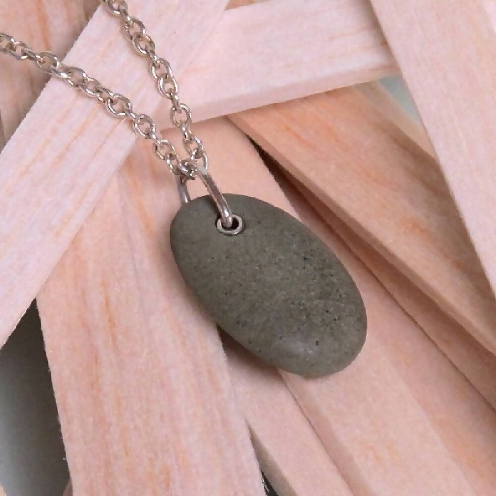 Pebble sterling silver necklace 5