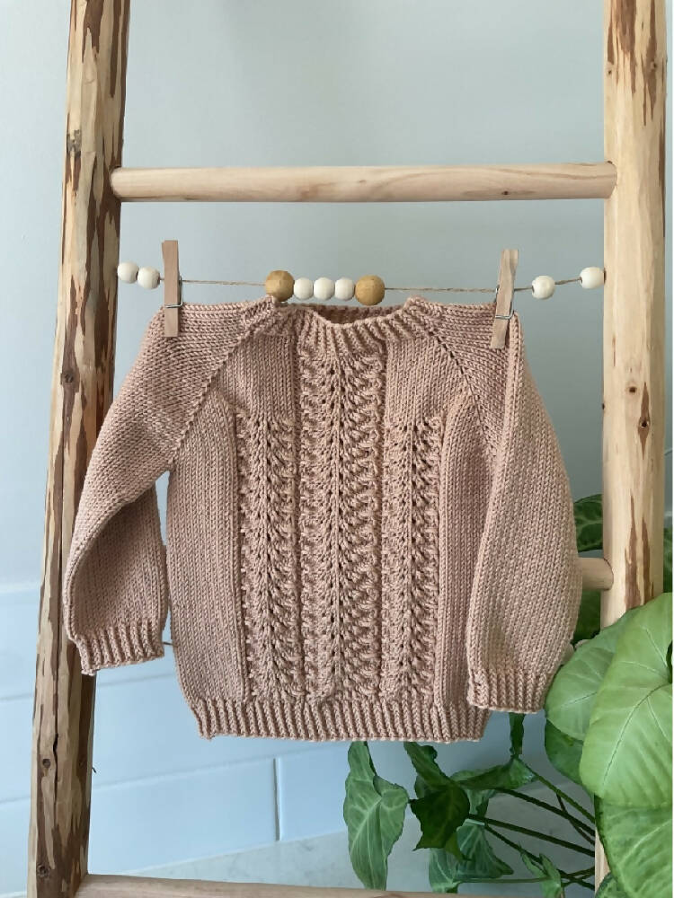 Baby Jumper in Caramel, Size is 12 months