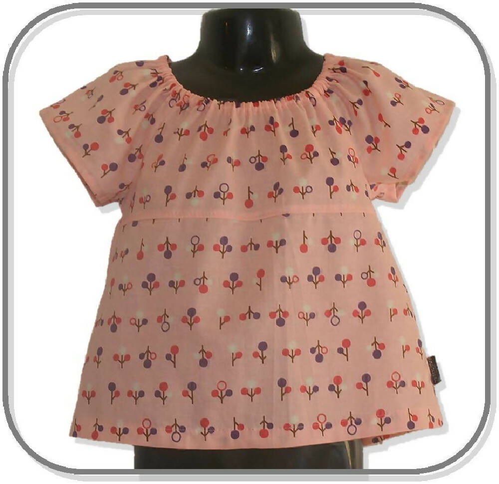 CLEARANCE.... GIRLS Cherry Tree Blouse