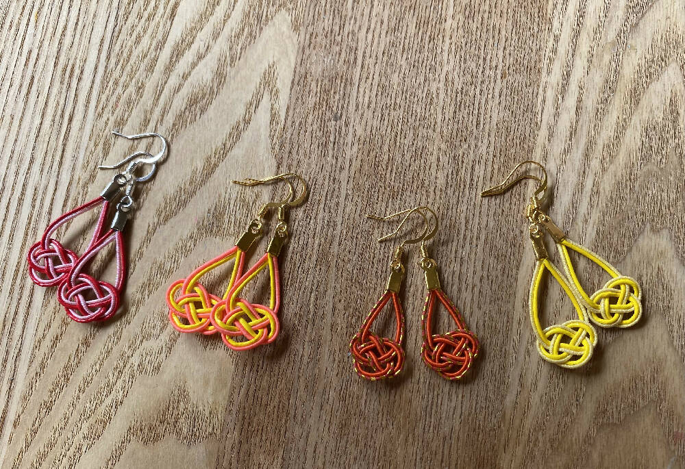 Mizuhiki earrings (small)