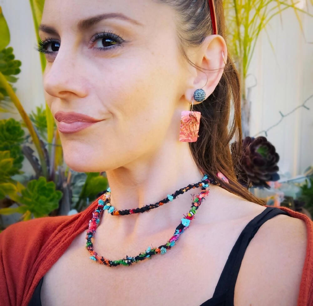 earrings being worn 3 -