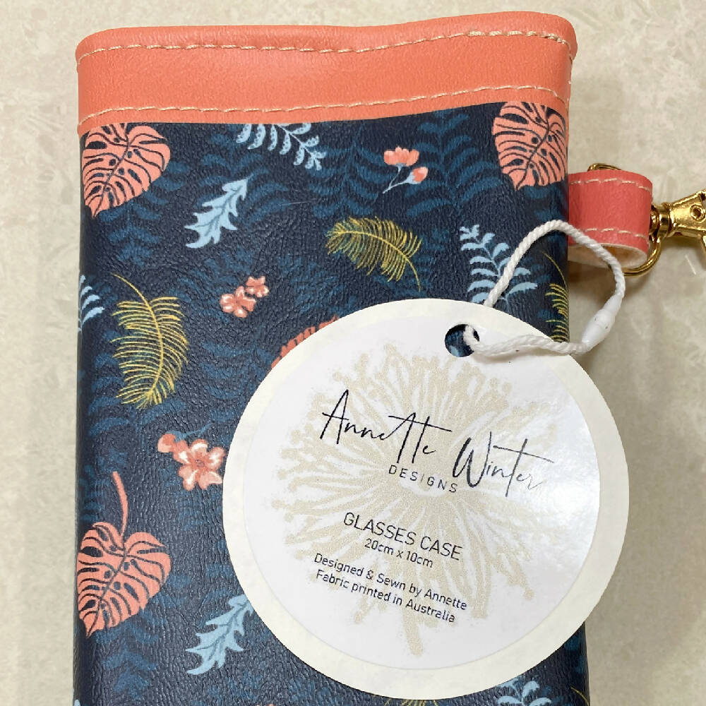 Glasses Case / Pouch featuring exclusive tropical pattern print #12