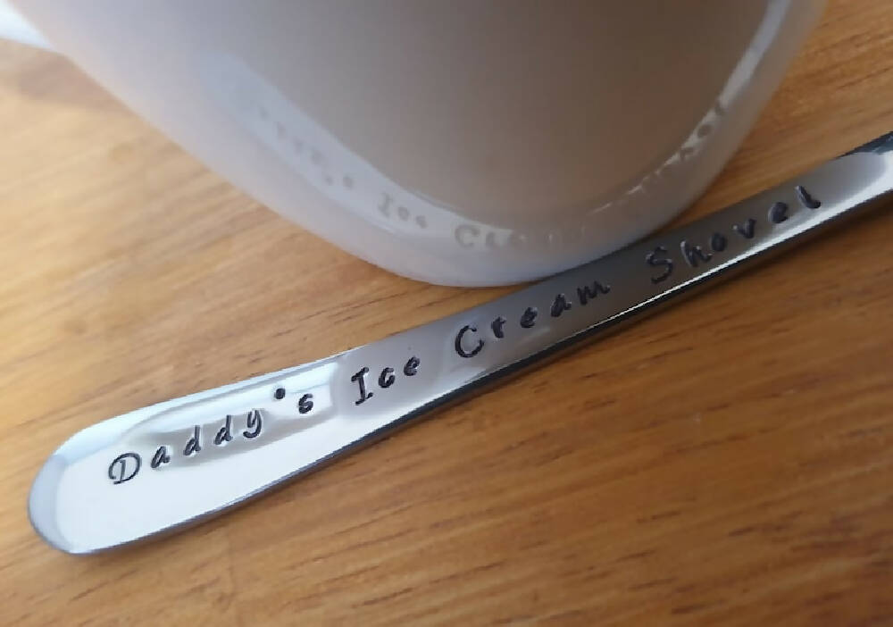 Personalised Gift,Dad's Ice Cream Shovel,Grandfather Gift