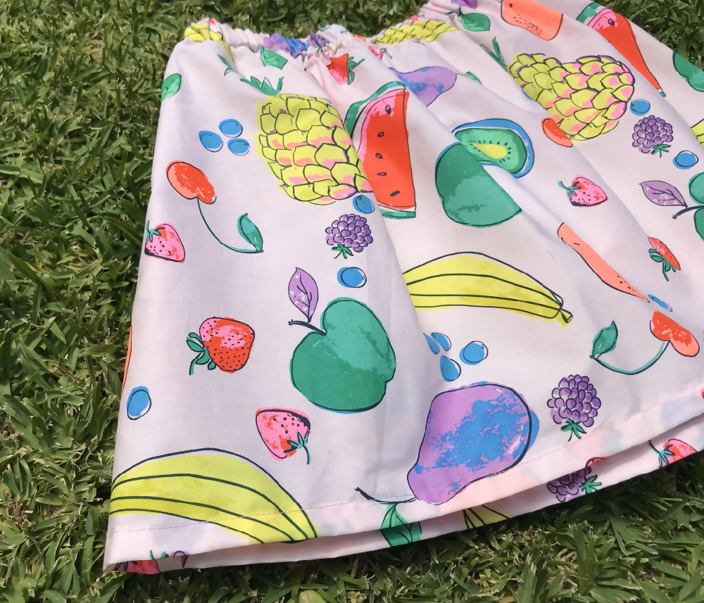 Girls Fruit Skirt - Size 8