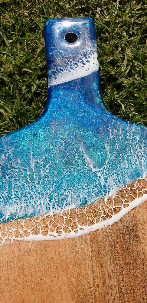 Acacia and Resin Serving Board