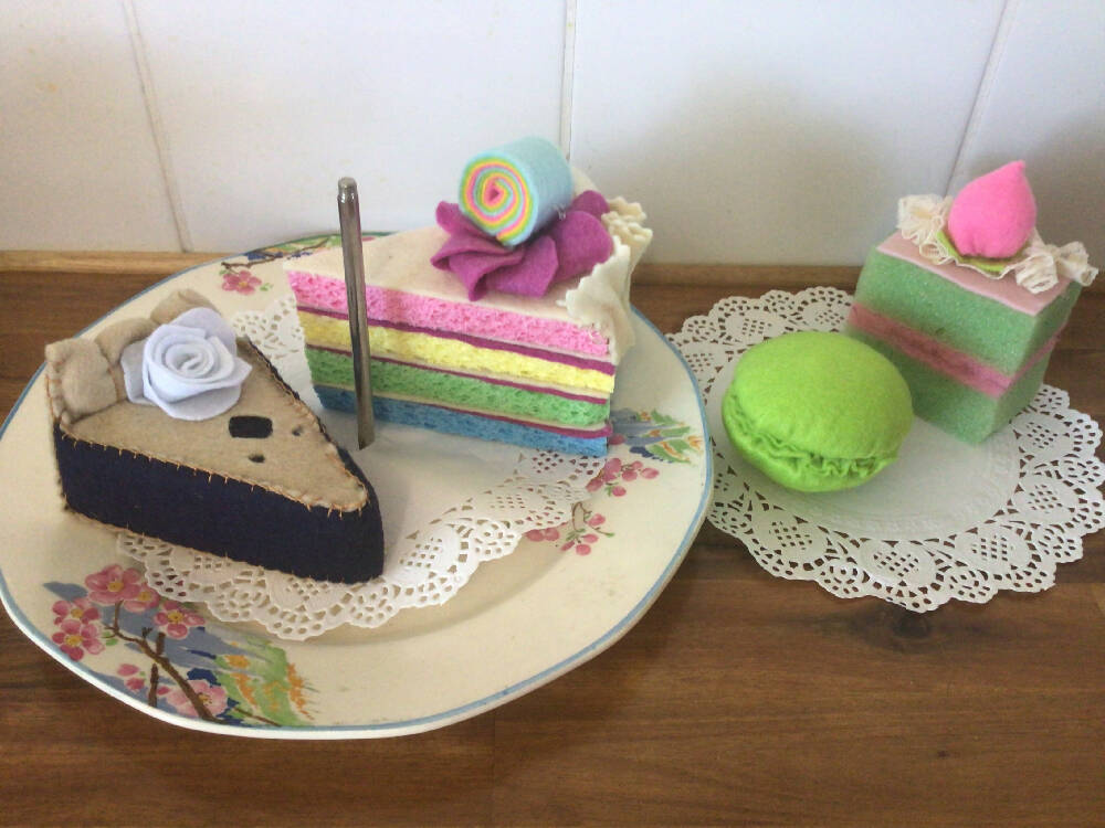 Felt cake set #3