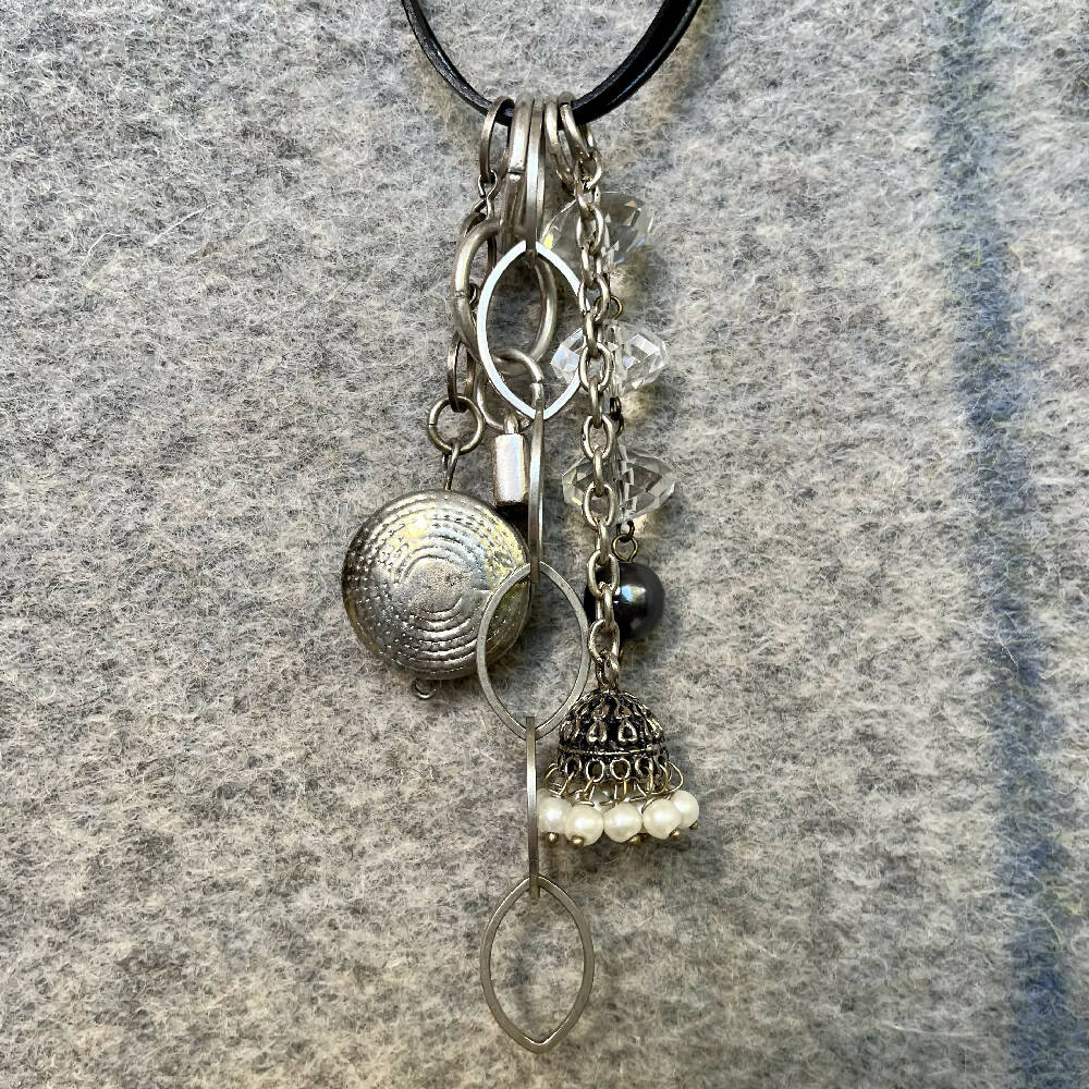 Unique up-cycled pendant necklace