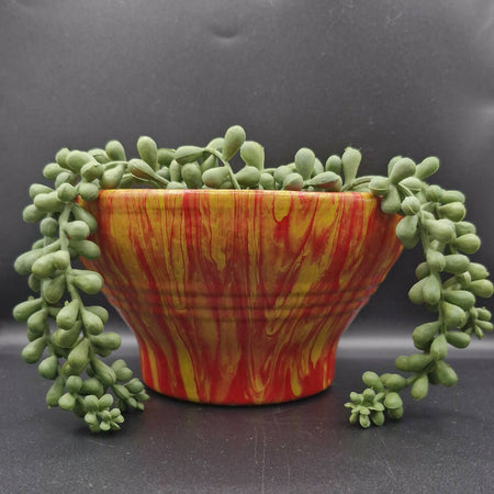 Sunny Acrylic Poured Florentine Terracotta Pot
