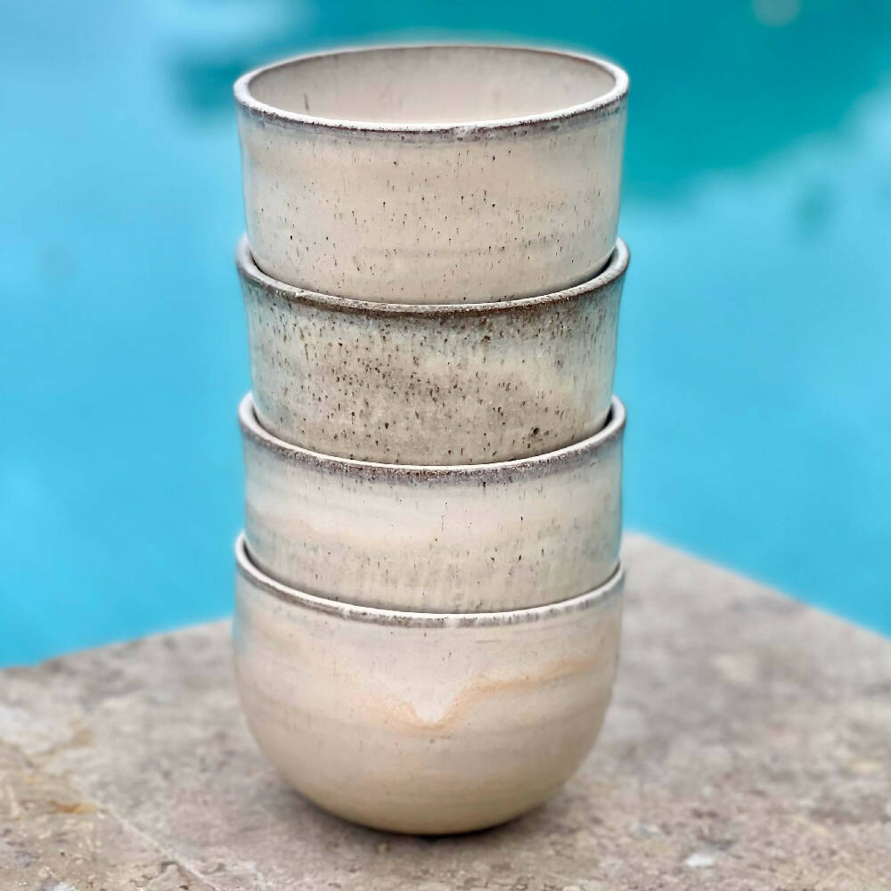 Australian Ceramic Artist Ana Ceramica Home Decor Kitchen and Dining Servingware Blossom Palm Bowl Tapas Fruit Yoghurt Granola Wheel Thrown Australian Pottery Ceramics