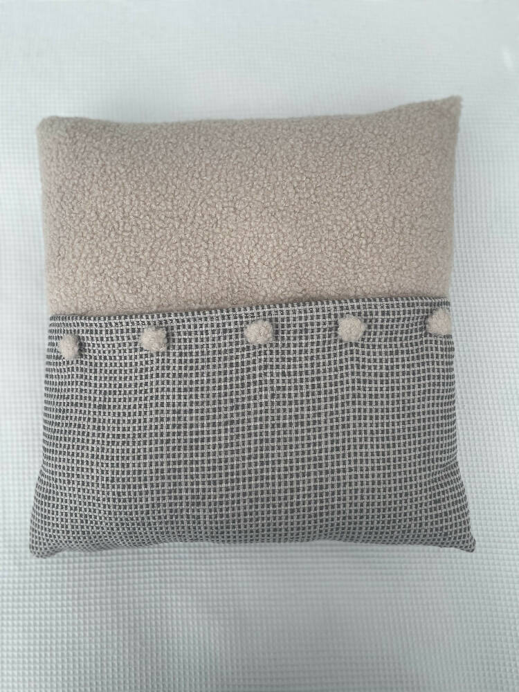 Cushion Cover- Coffee and Cream - 47cm x 47cm