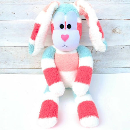 Blair the Sock Bunny - Easter READY TO SHIP soft toy