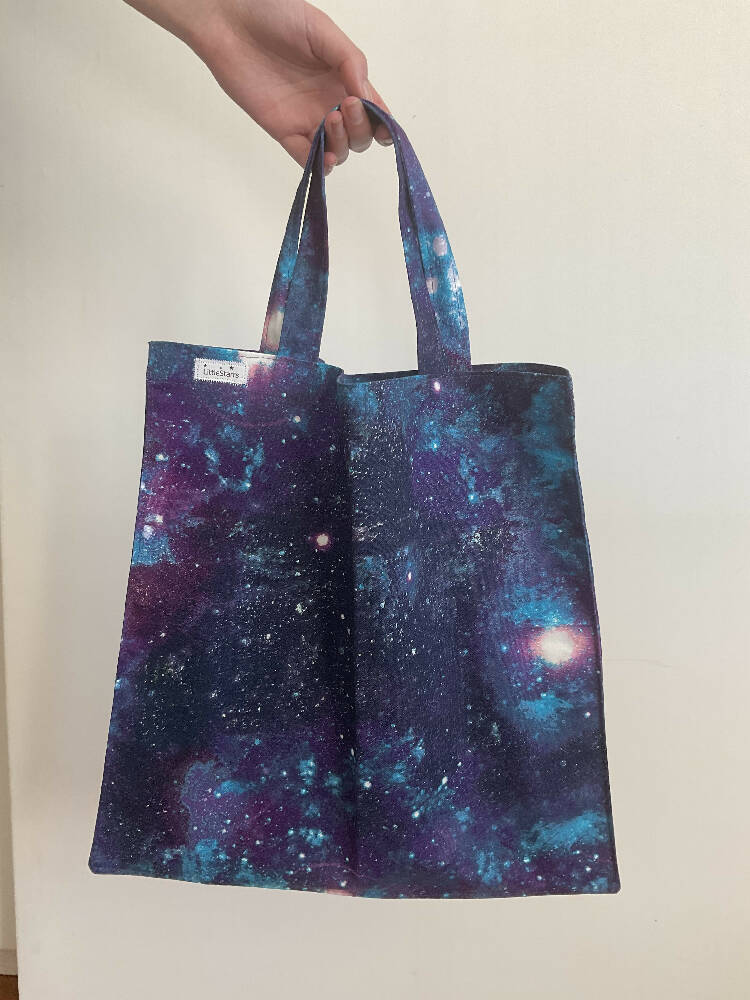 Library Bag / Tote / Book Bag / Galaxy / Space