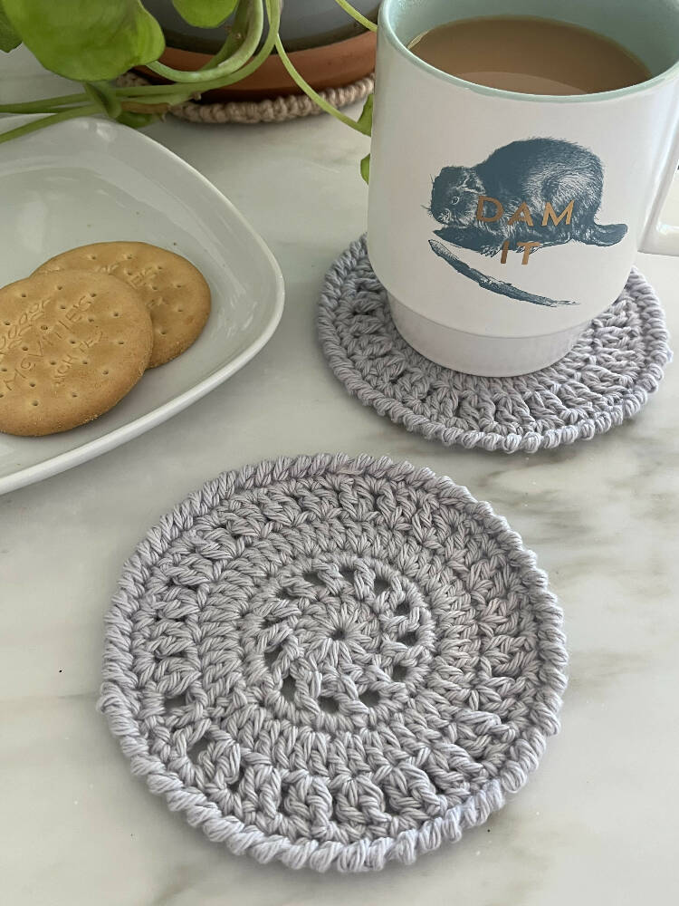 Country Coaster - Cotton Crochet Coaster