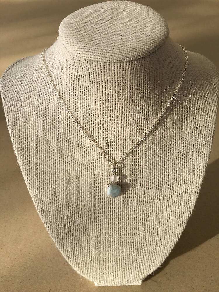 Larimar Gemstone Pendant