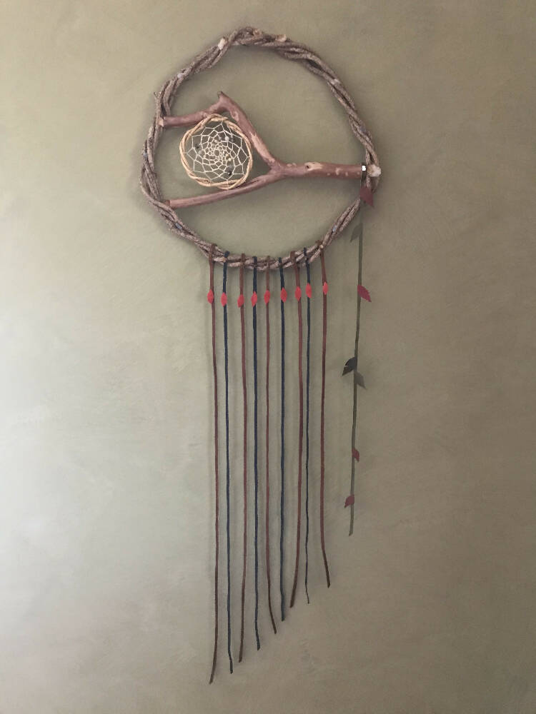 Dream Catcher Wall Art - "Cycles within Cycles" (Measures 35cm x 108cm)
