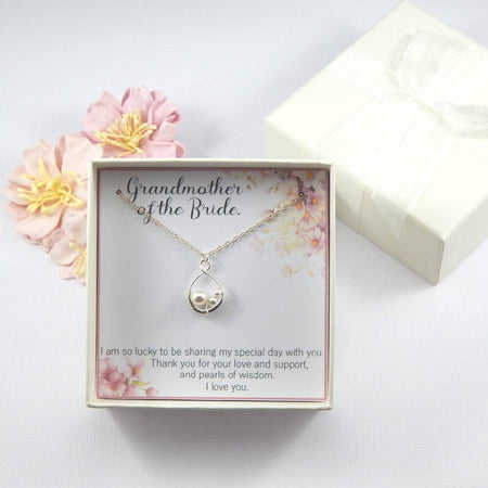 Grandmother of the Bride Necklace,Grandma Gift from Bride