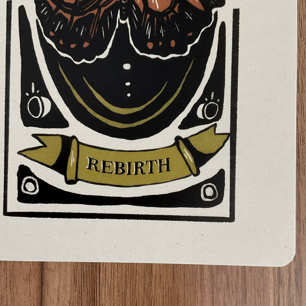 Rebirth Affirmation Post Card