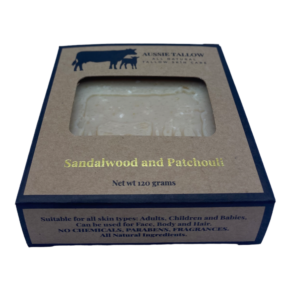 RAW MILK + TALLOW Soap Bar, Raw Cow Milk, Grass Fed Tallow, Old Fashioned