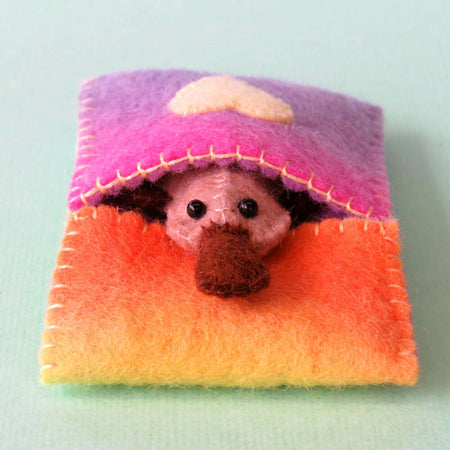Miniature Felt Platypus - Wool Felt Australian Animal Softie