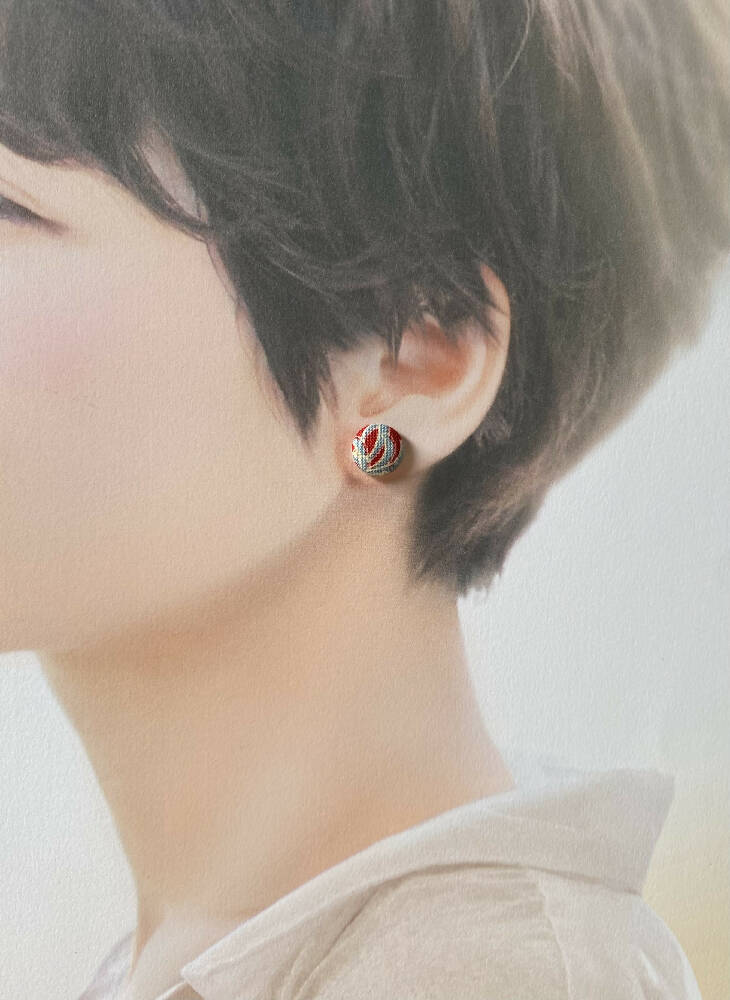 Japanese fabric earrings