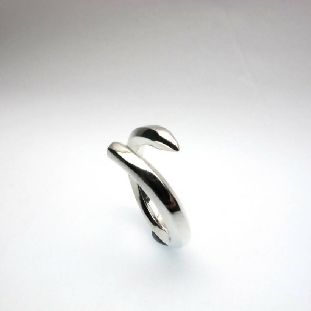 Sterling silver pencil ring 2