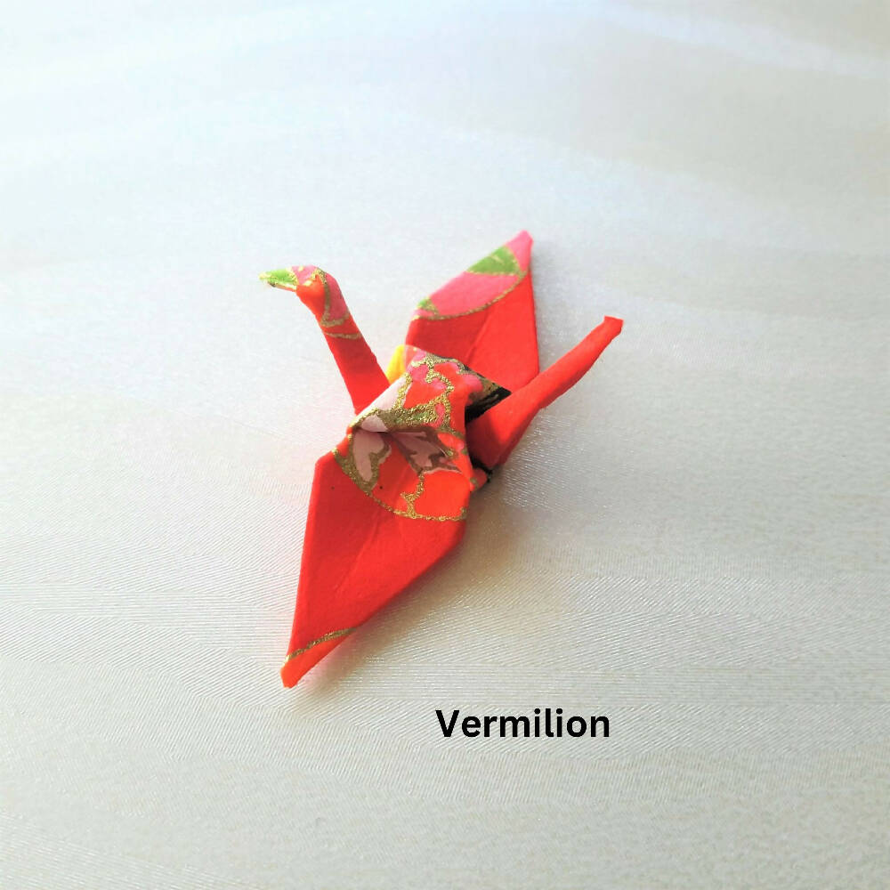 Vermilion crane - Marion Nelson Art