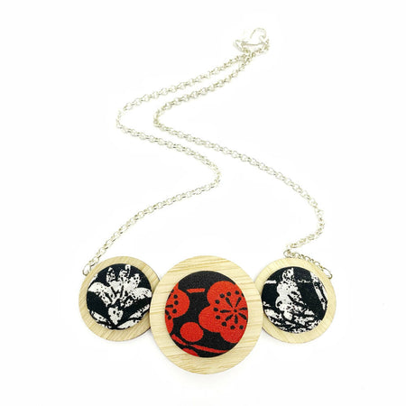 Three Disc Necklace - Small Circles