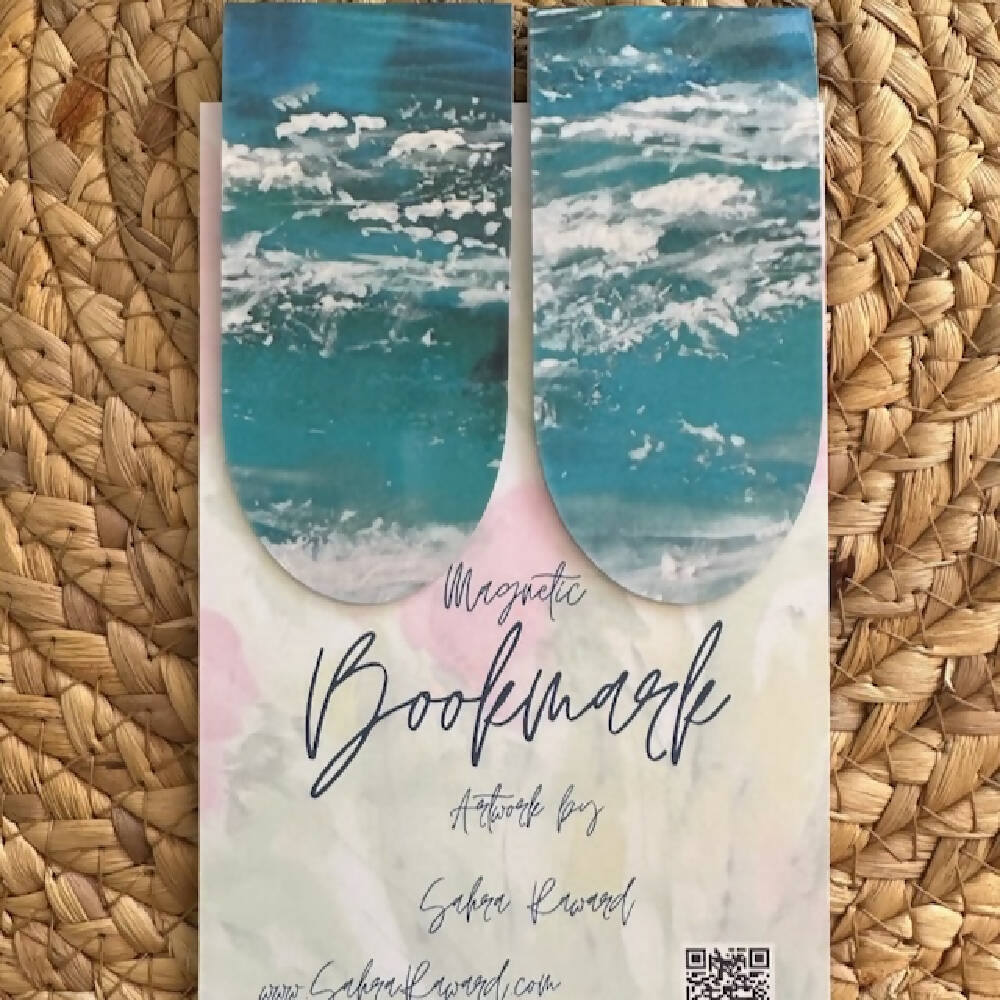 Magnetic Bookmark, Watercolour Artworks, book page holder