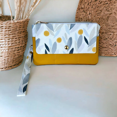 Savvy Phone Pouch Collection - Mustard Blossom