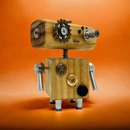 Rupert - Wooden Steampunk Robot