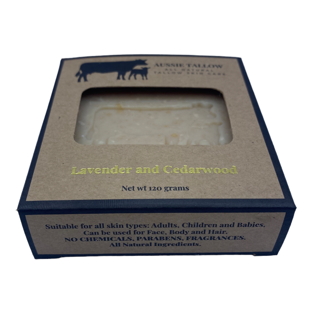 RAW MILK + TALLOW Soap Bar, Raw Cow Milk, Grass Fed Tallow, Old Fashioned