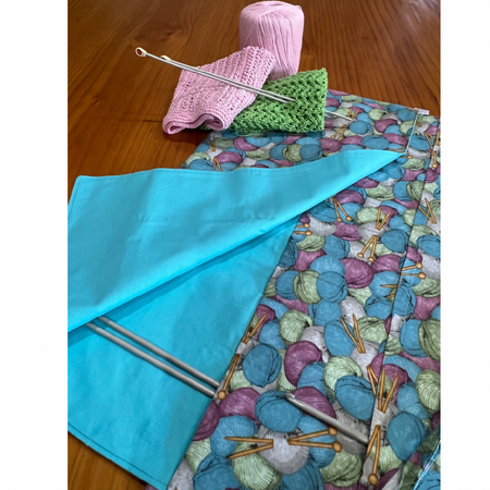 Knitting Needle & Crochet Hook Wrap ... Wool