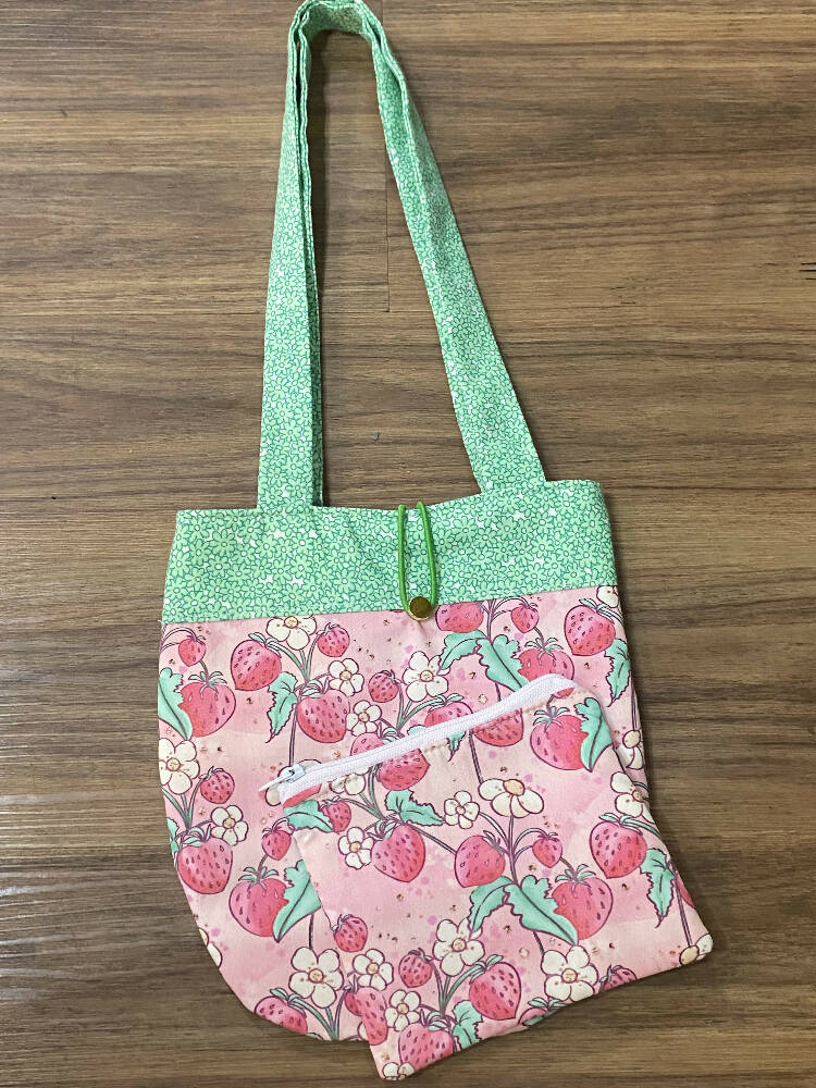 Strawberries handbag and purse