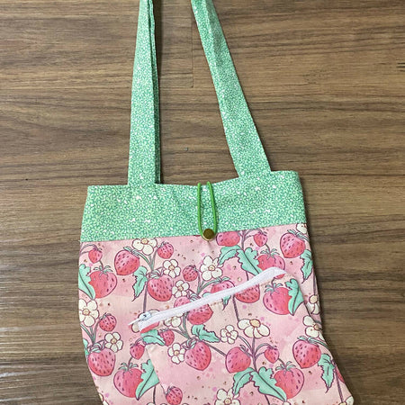 Strawberries handbag and purse