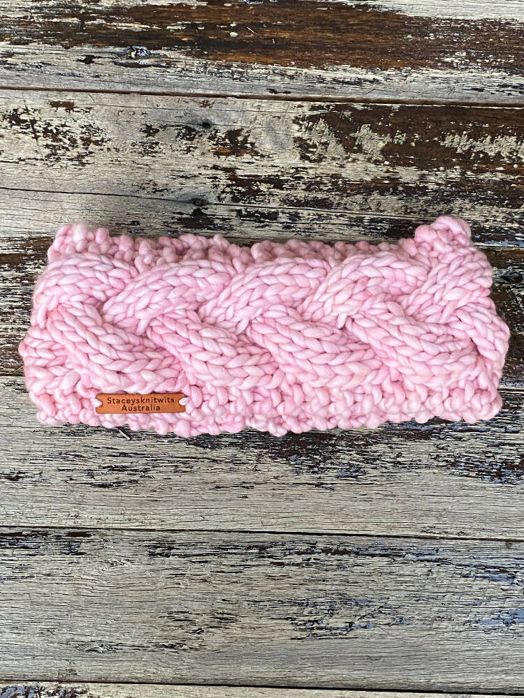 DOWNLOAD - Knitting Pattern - Cable Headband, Easy Cable Headband Knitting Pattern