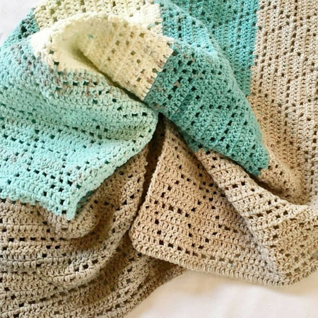 Baby hand made crochet Blanket or Lap Blanket