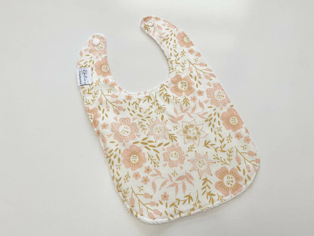 Summer floral bib