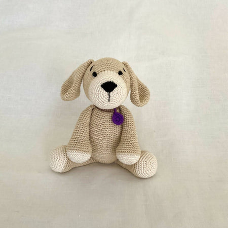 Crochet Soft Toy, Lucky the Puppy, handmade