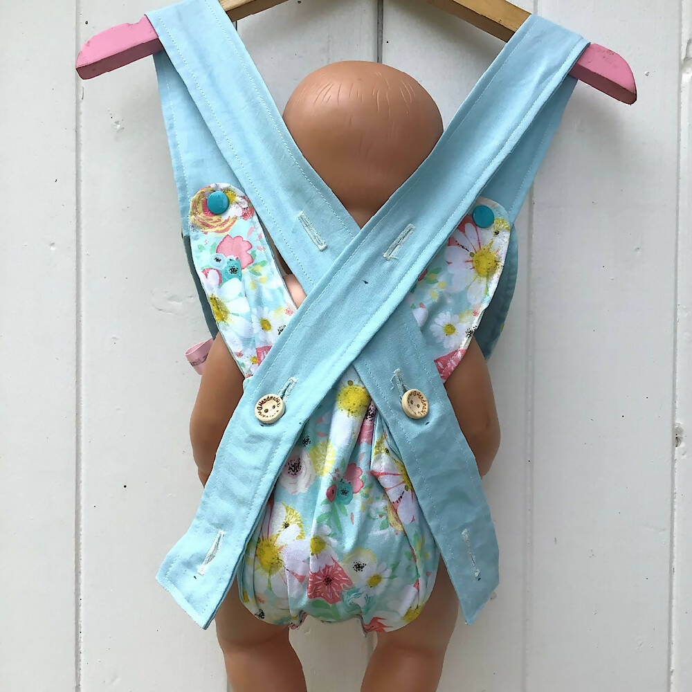 Baby Doll Carrier Mint Floral