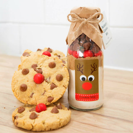 RUDOLPH Cookie Mix in a bottle. An adorable Christmas gift | treat | activity.