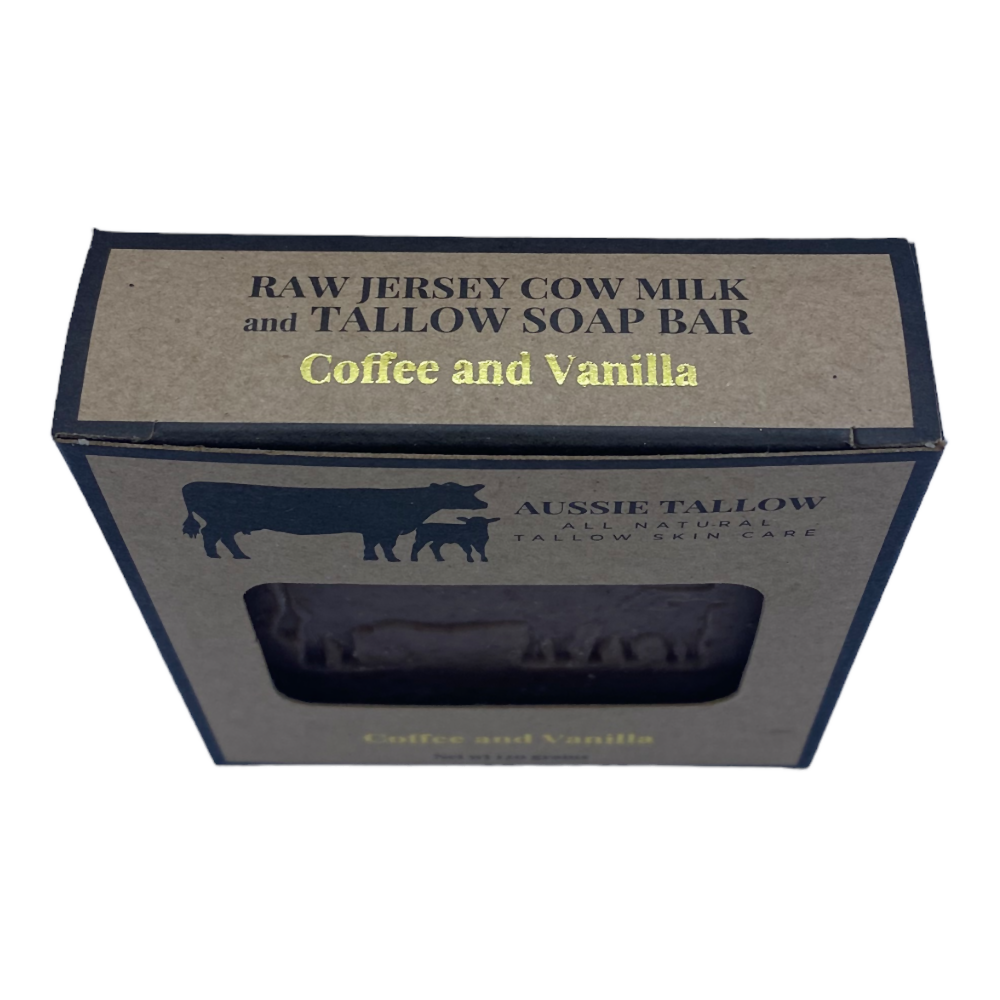 RAW MILK + TALLOW Soap Bar, Raw Cow Milk, Grass Fed Tallow, Old Fashioned