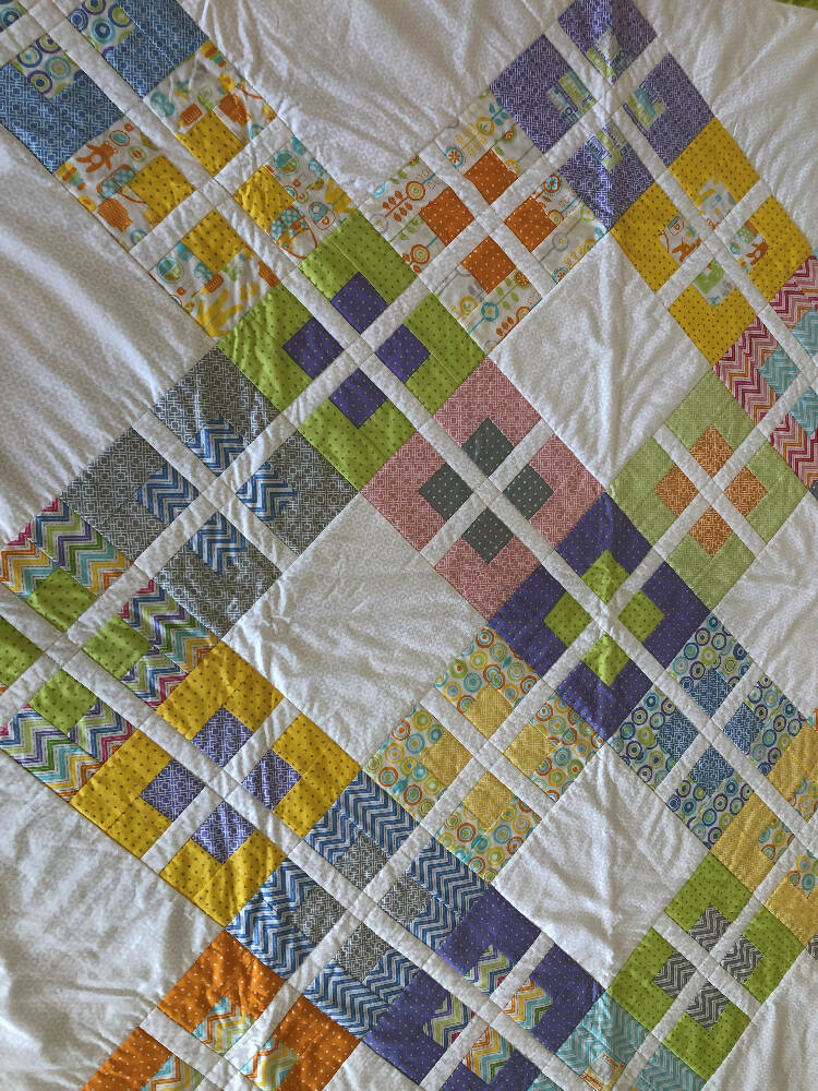 Soft Coloured Quilt