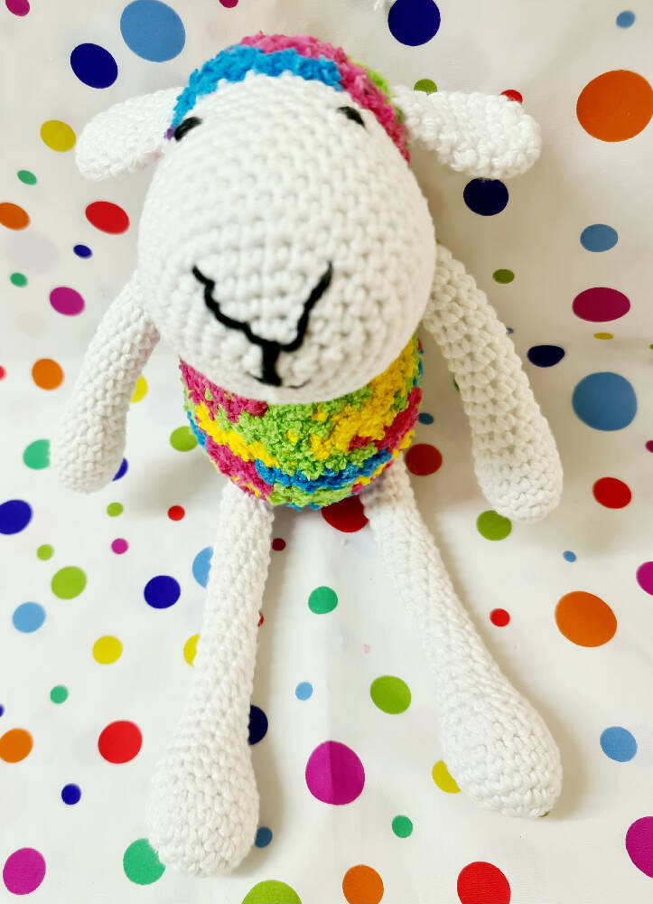 Hand-Crocheted Lambs