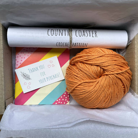 Crochet Kit - Country Coaster